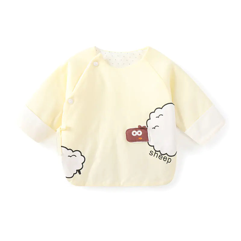Baby Quilted Sheep Print Padded Jacket