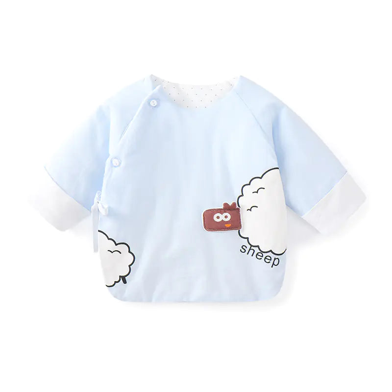Baby Quilted Sheep Print Padded Jacket