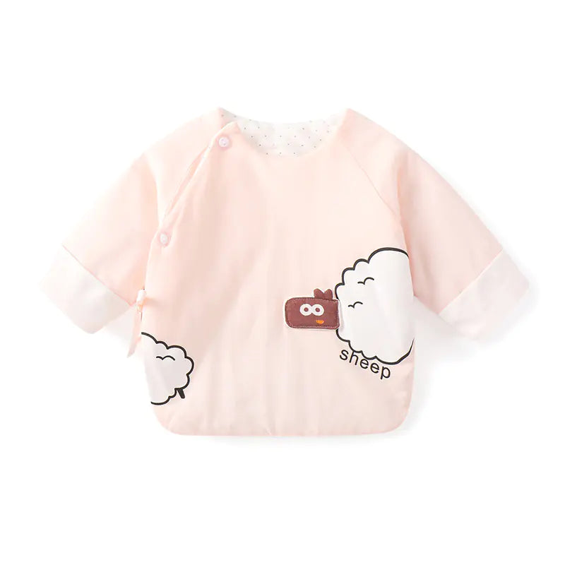 Baby Quilted Sheep Print Padded Jacket