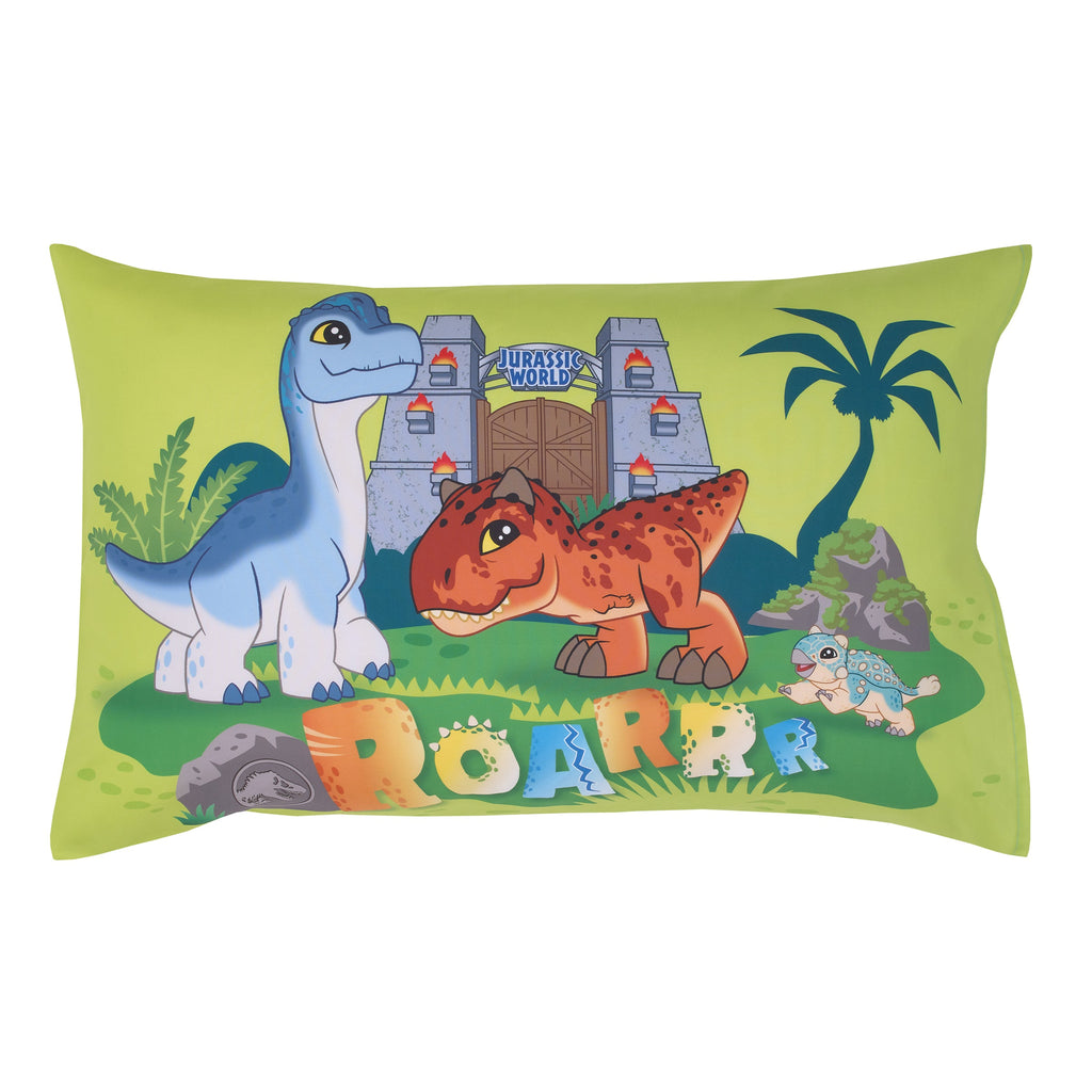Jurassic World Explorers Dinosaur Toddler Bedding — 4 Pieces