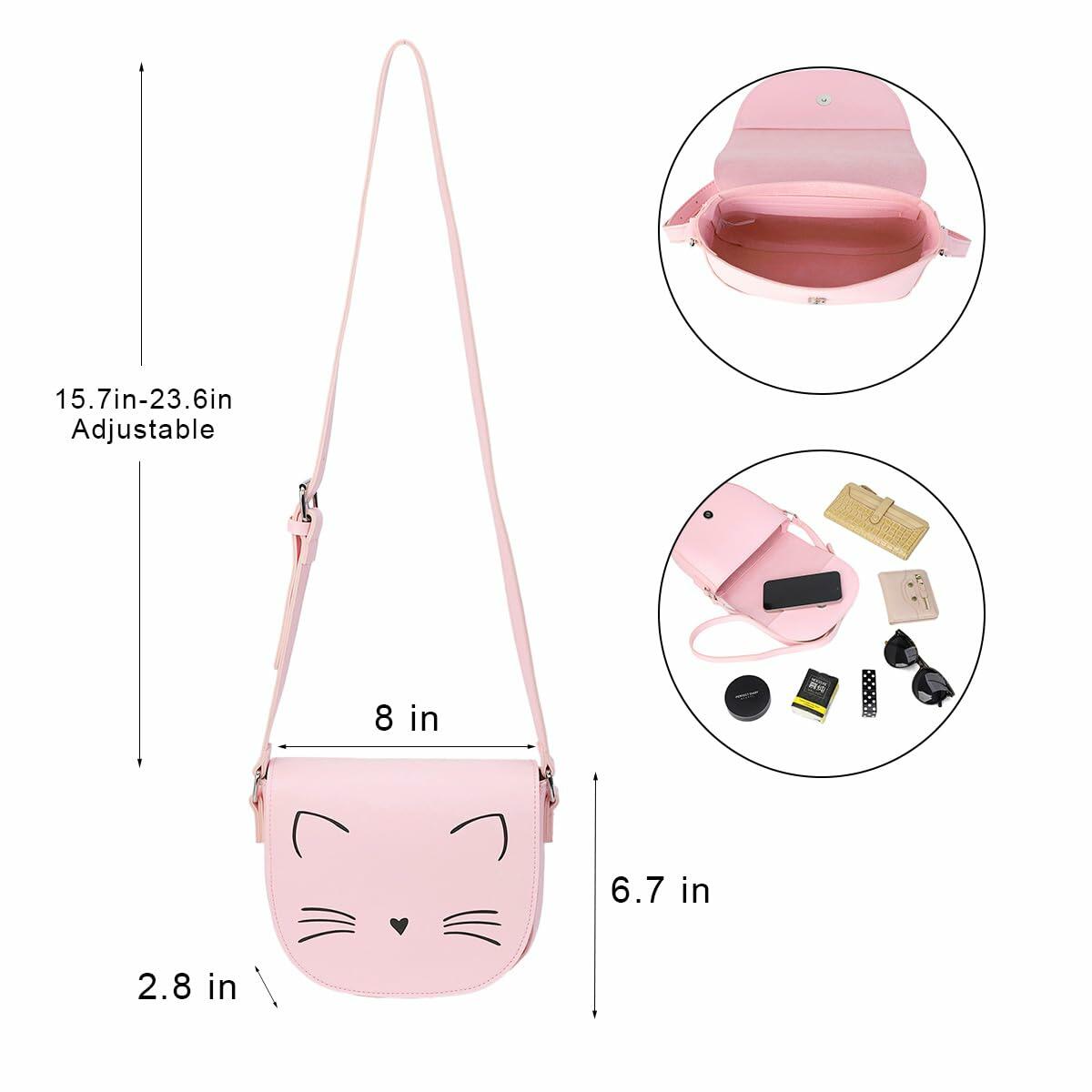 Gladdon Small Crossbody Purse — Light Pink
