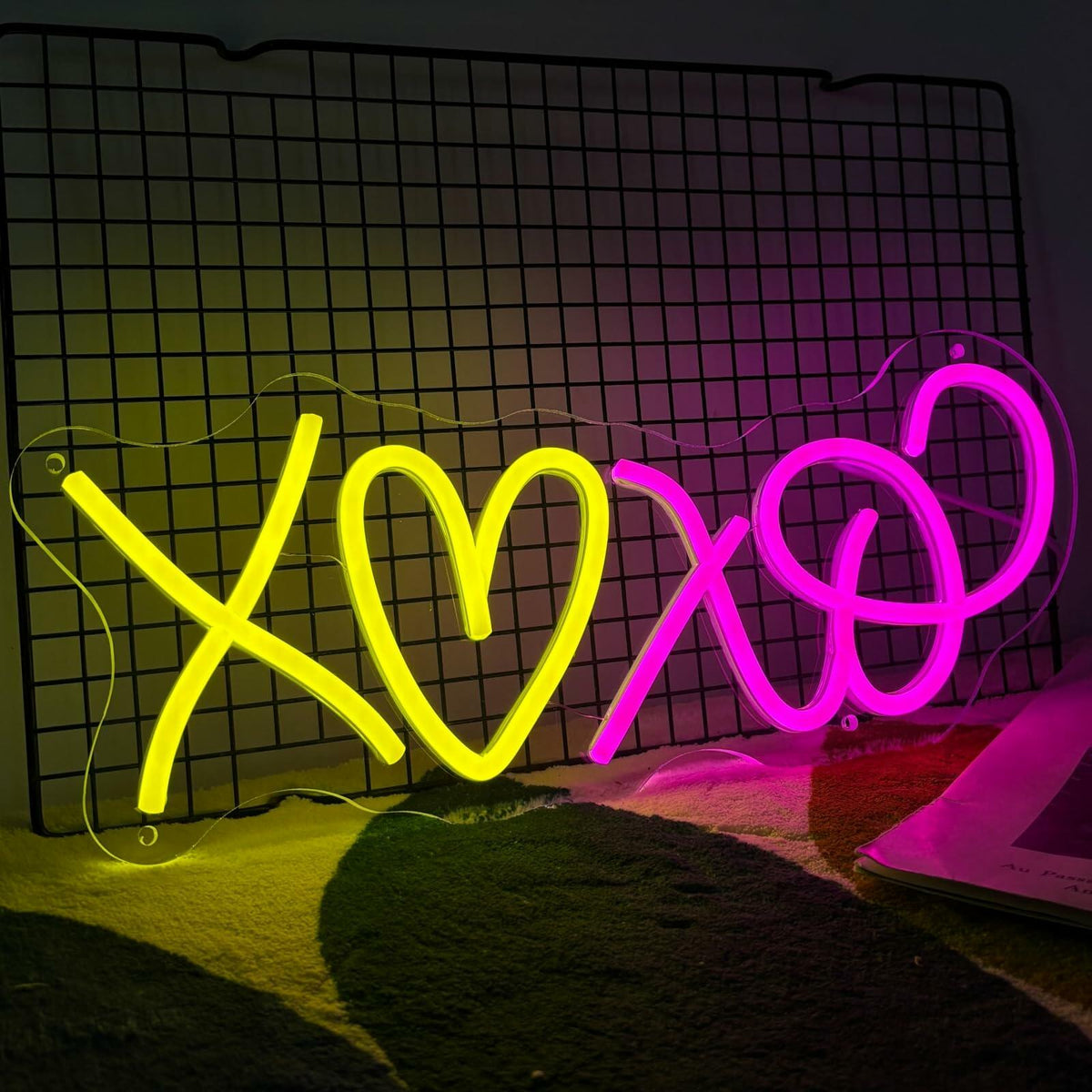I Love You Pink Heart LED Neon Wall Sign