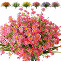 UV-Resistant Artificial Daisy & Sunflower Bundles – Set of 8