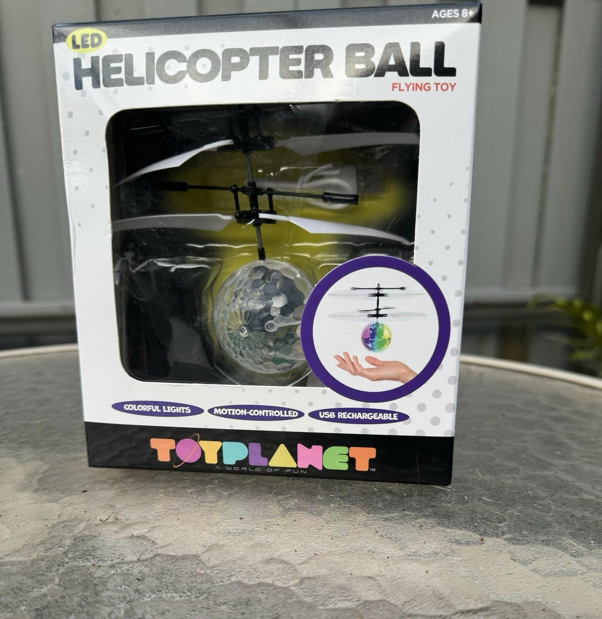 TOYPLANET Motion-Controlled Flying Helicopter Ball — Multicolor