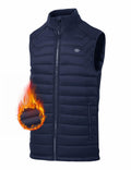 MoFiz Men's Puffer Vest – Navy, 3XL