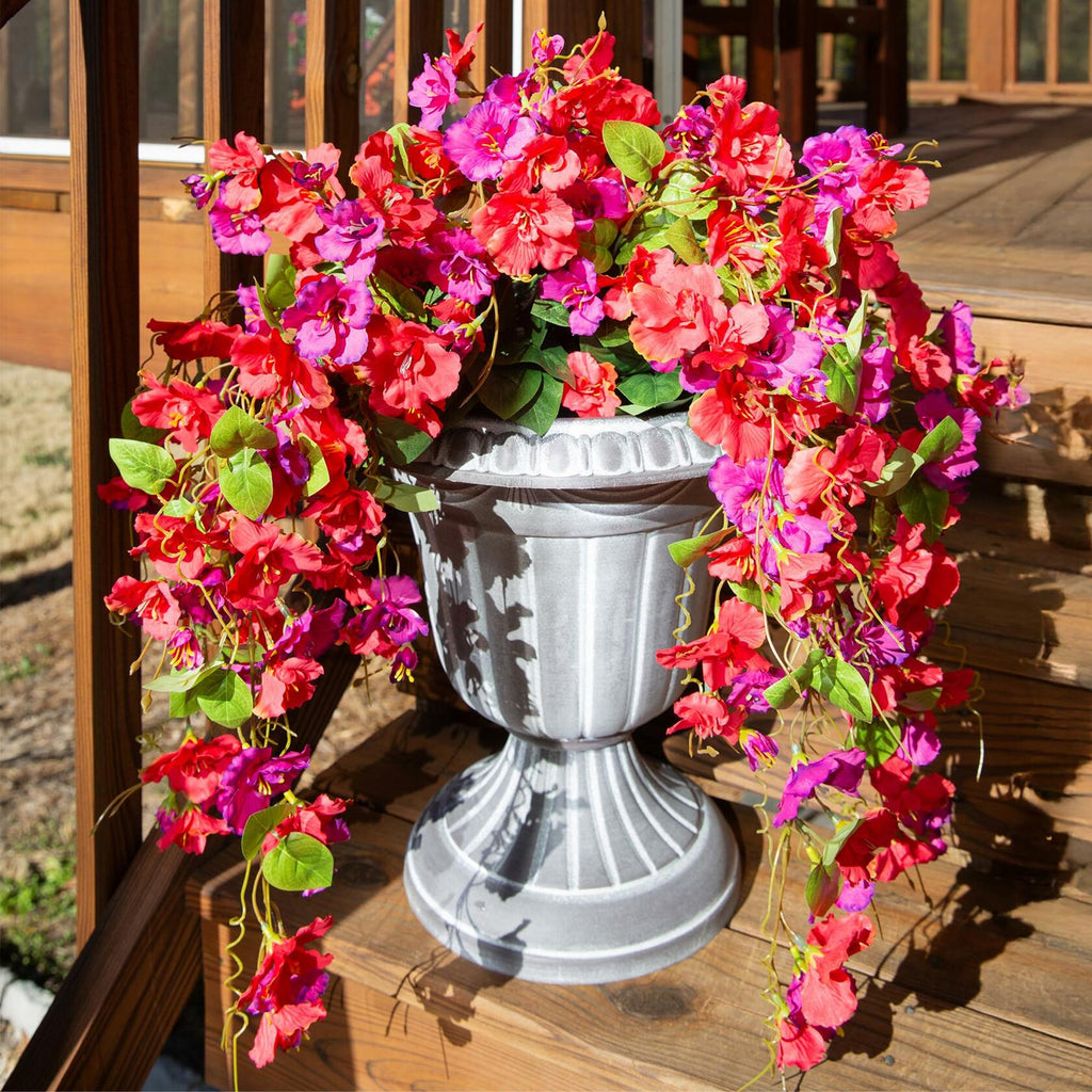 UV-Resistant Artificial Hanging Hibiscus Flowers – Set of 2