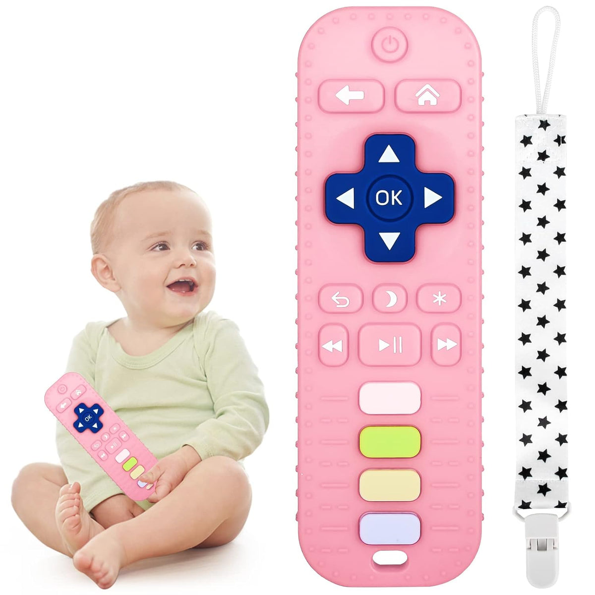 Remote-Control-Shaped Baby Teether