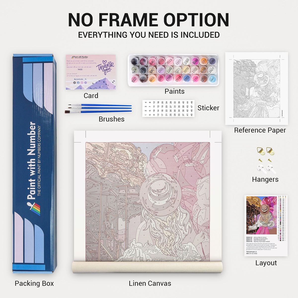 Custom Paint-by-Numbers Kit