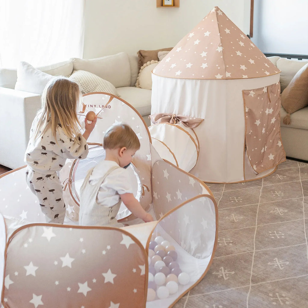 Tiny Land Compact Adventure 3-in-1 Play Tunnel Set — Balls Not Included