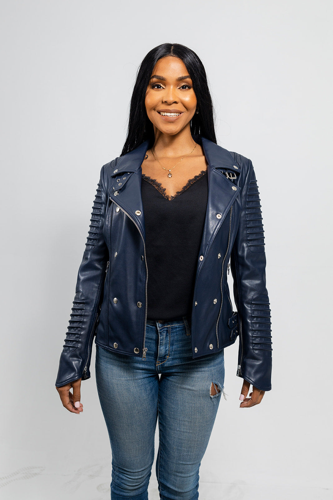 Paris Women's Faux Leather Jacket