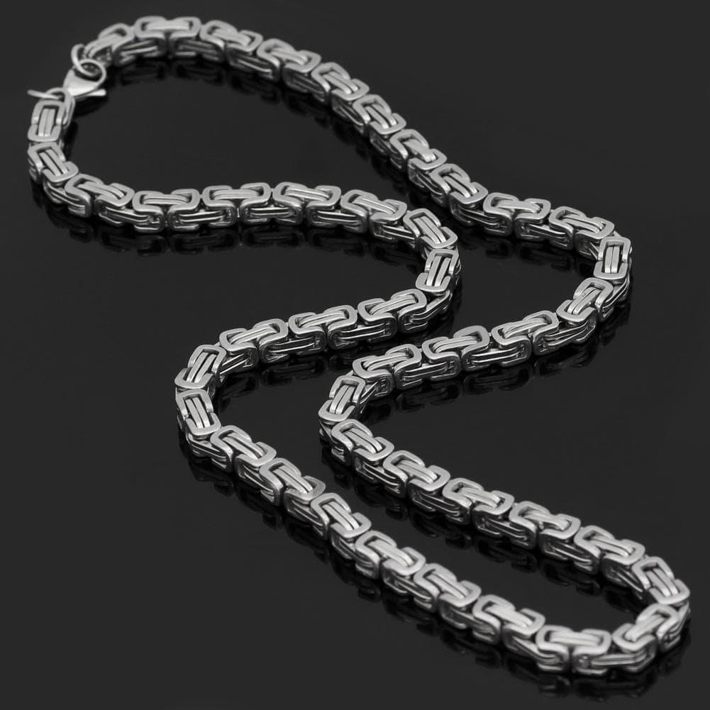 Viking Stainless Steel King Chain & Bracelet Set