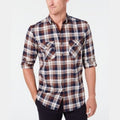 Club Room Men’s Stretch Cotton Plaid Flannel Shirt