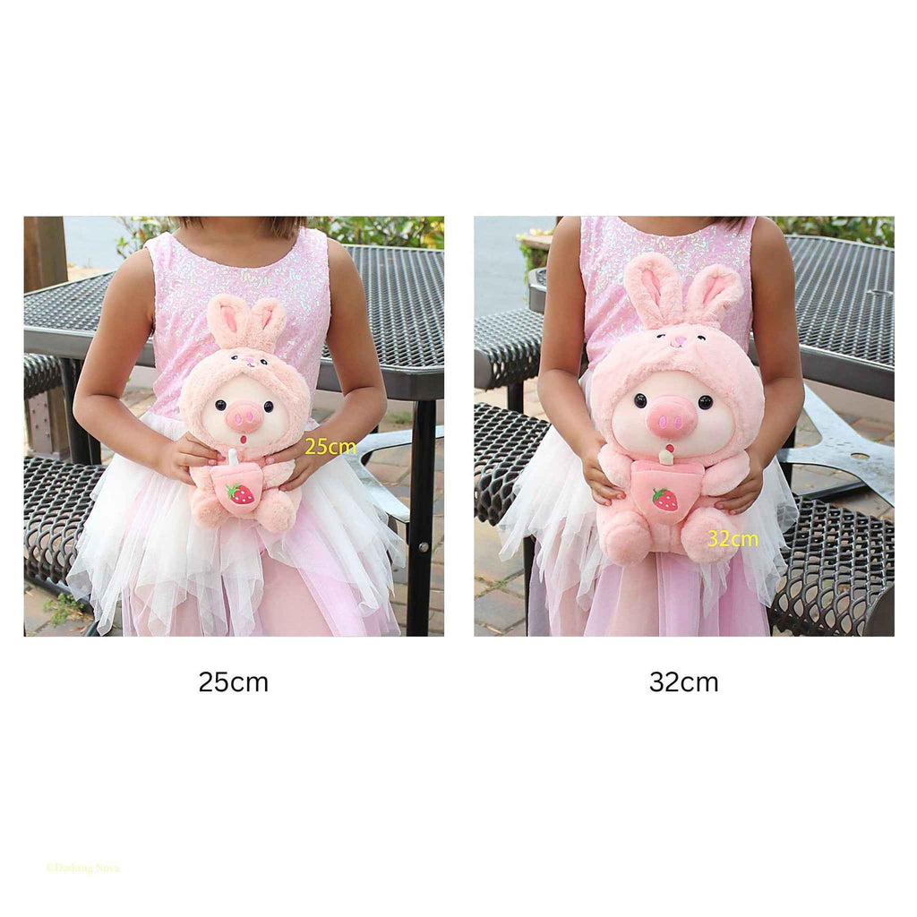 Pig Boba Bubble Tea Plush Toy