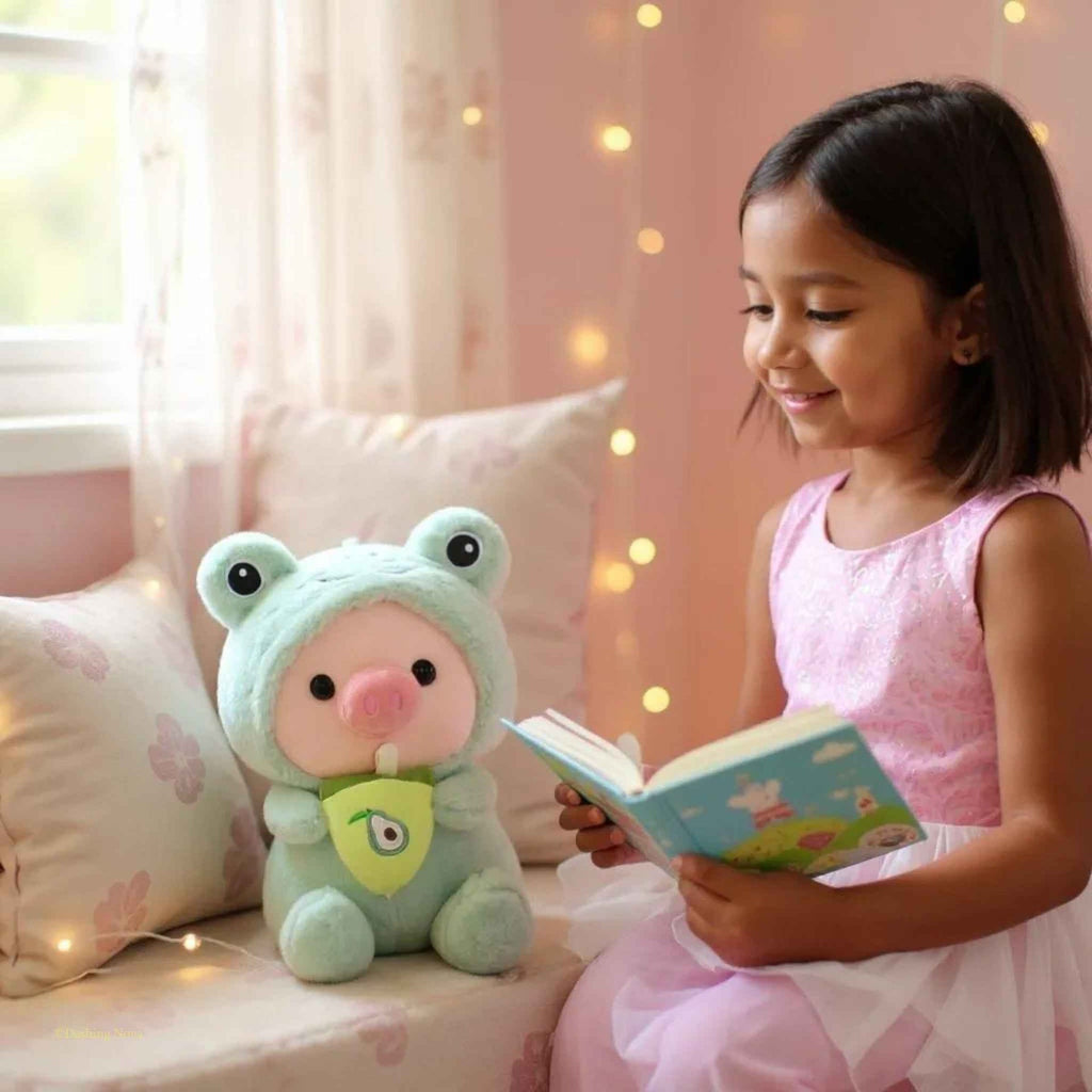 Pig Boba Bubble Tea Plush Toy