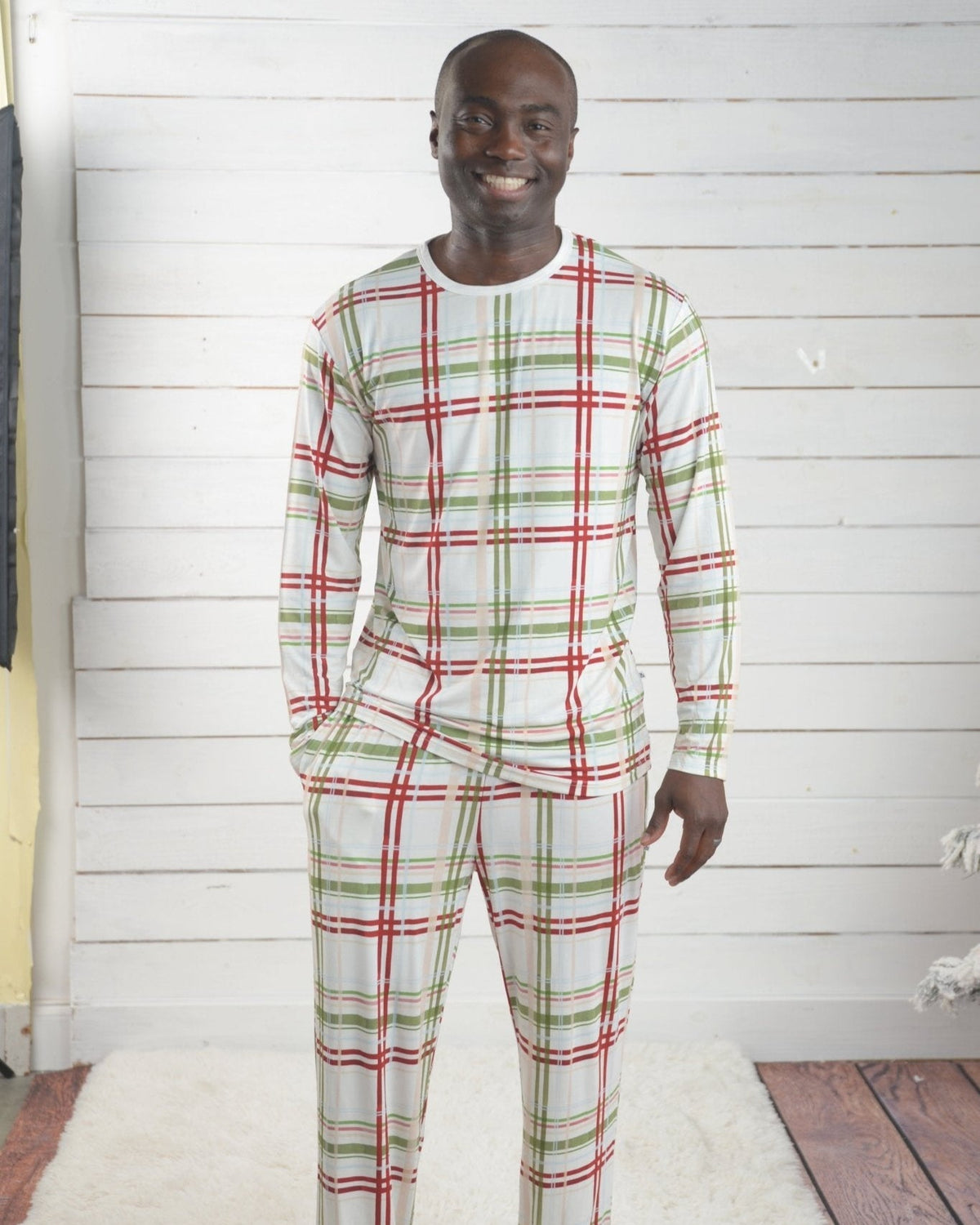 Men's Plaid Christmas Pajama Set
