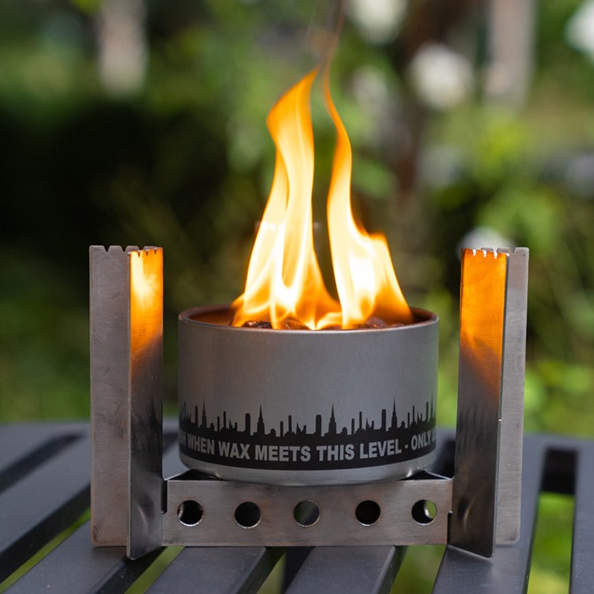 City Bonfires Collapsible Stainless Steel Camp Stove & Trivet