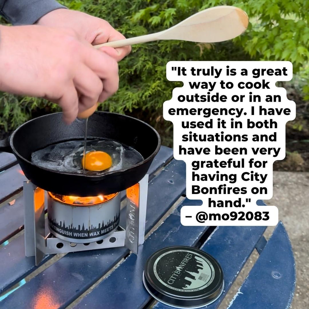 City Bonfires Collapsible Stainless Steel Camp Stove & Trivet