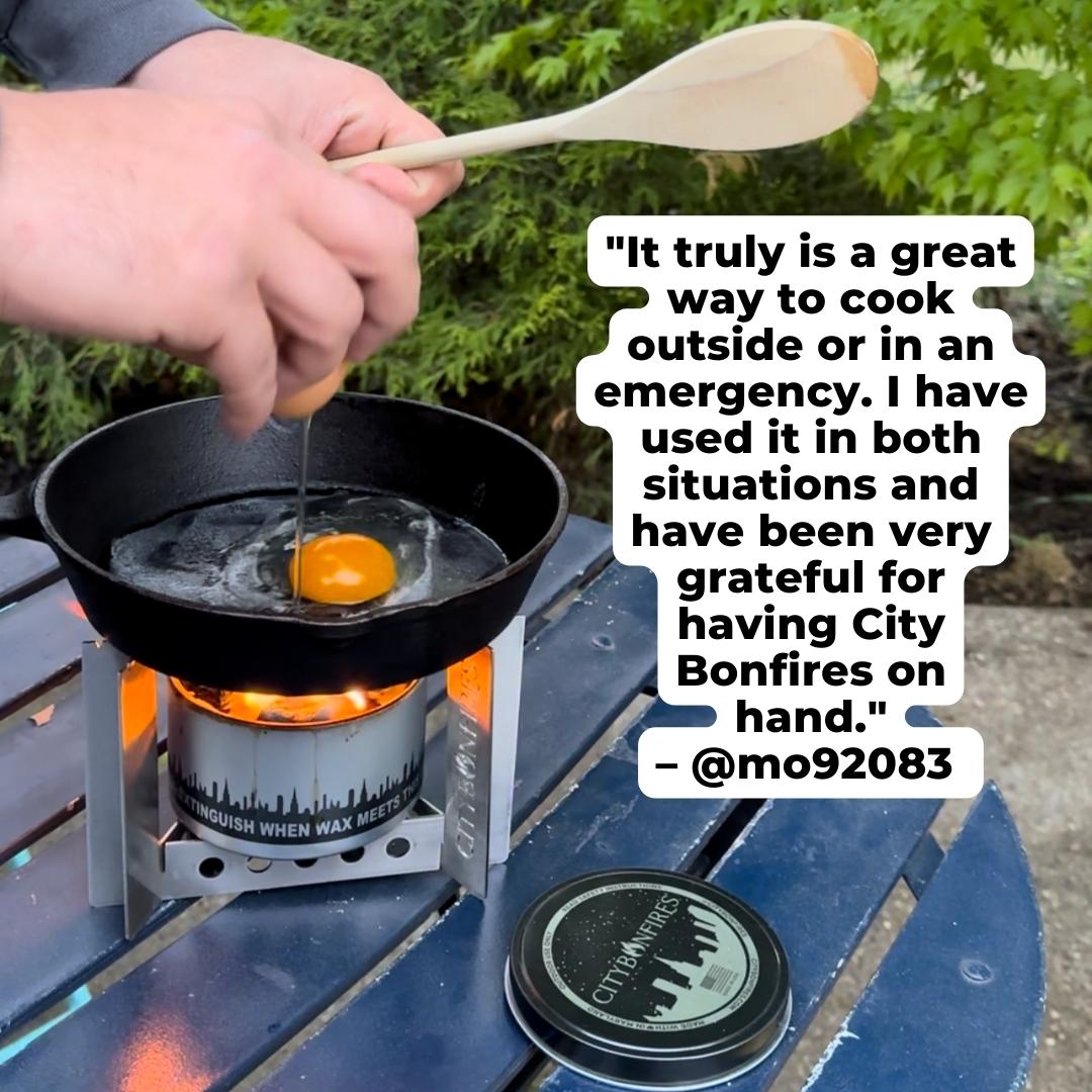 City Bonfires Collapsible Stainless Steel Camp Stove & Trivet
