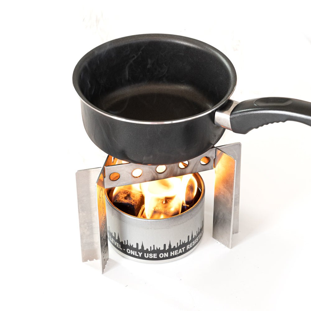 City Bonfires Collapsible Stainless Steel Camp Stove & Trivet