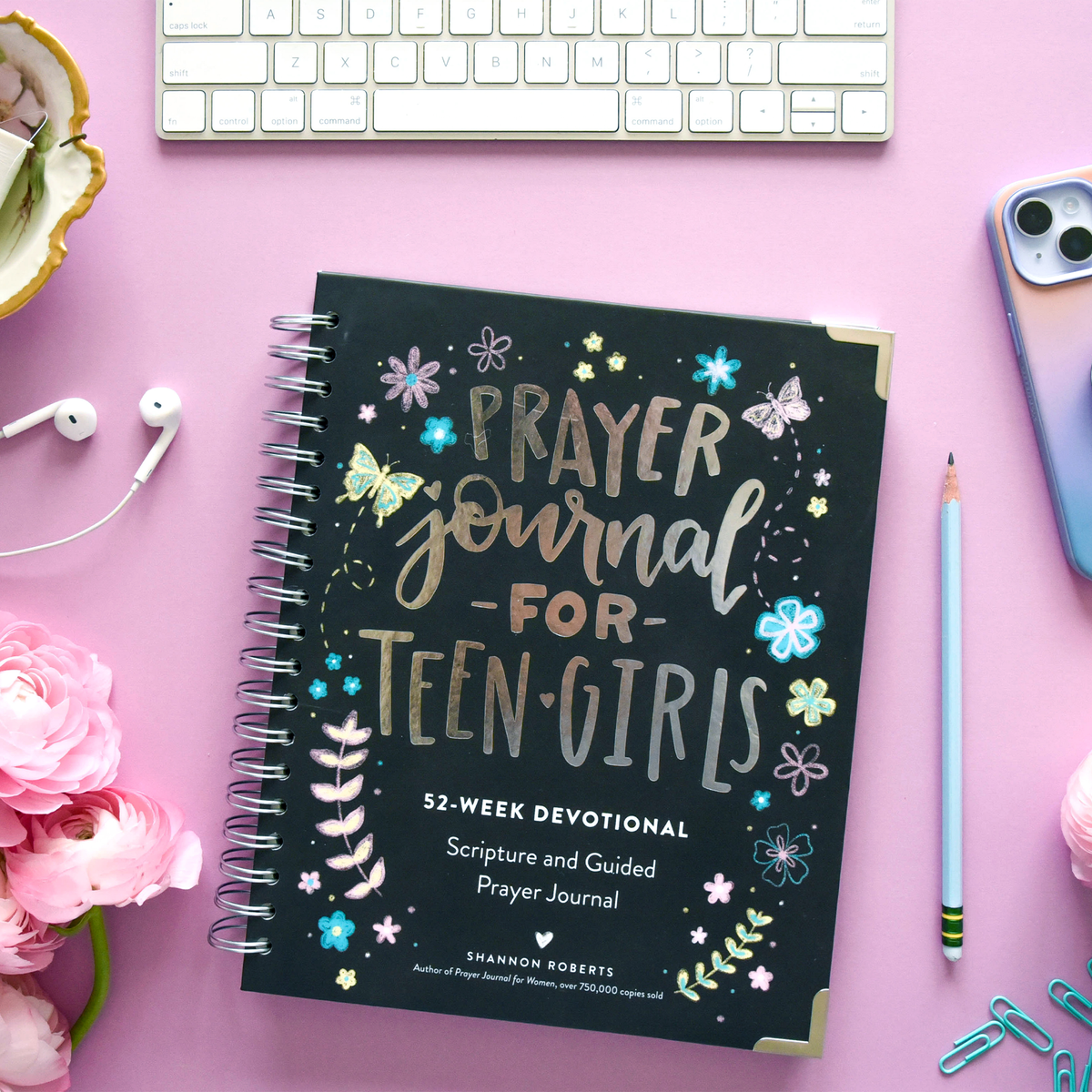 Prayer Journal for Teen Girls — Spiral-Bound