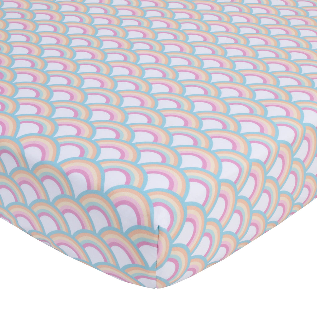 Everything Kids Rainbow Unicorn Toddler Bedding — 4 Pieces