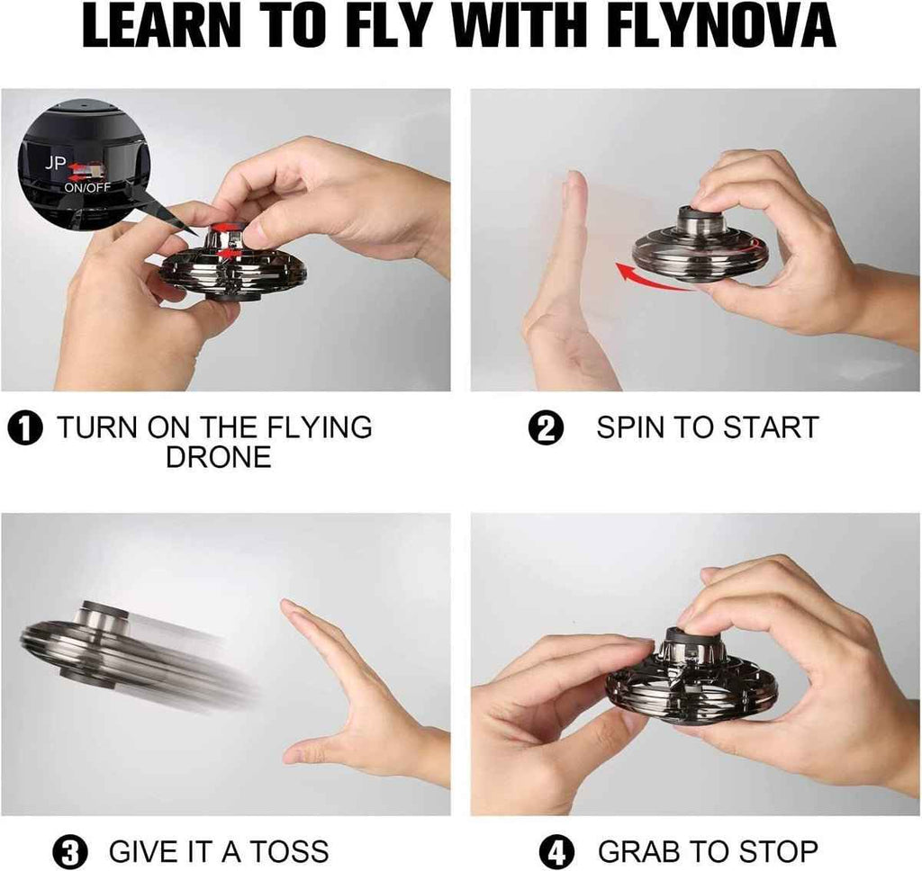 Rechargeable UFO Flying Spinner Toy