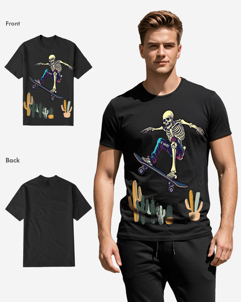 G West Cactus Skate Graphic T-Shirt