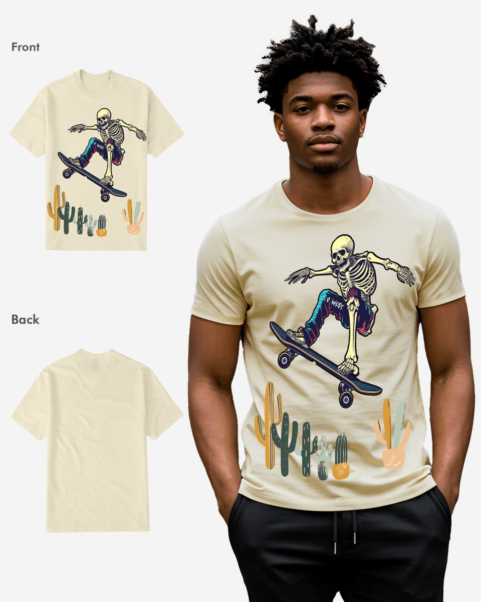 G West Cactus Skate Graphic T-Shirt
