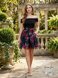 B Darlin Juniors Off-Shoulder Party Dress – 9/10