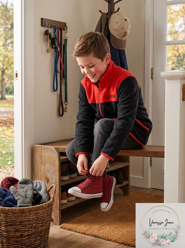 iXtreme Boys’ Colorblock Fleece Jacket — Size 8–10