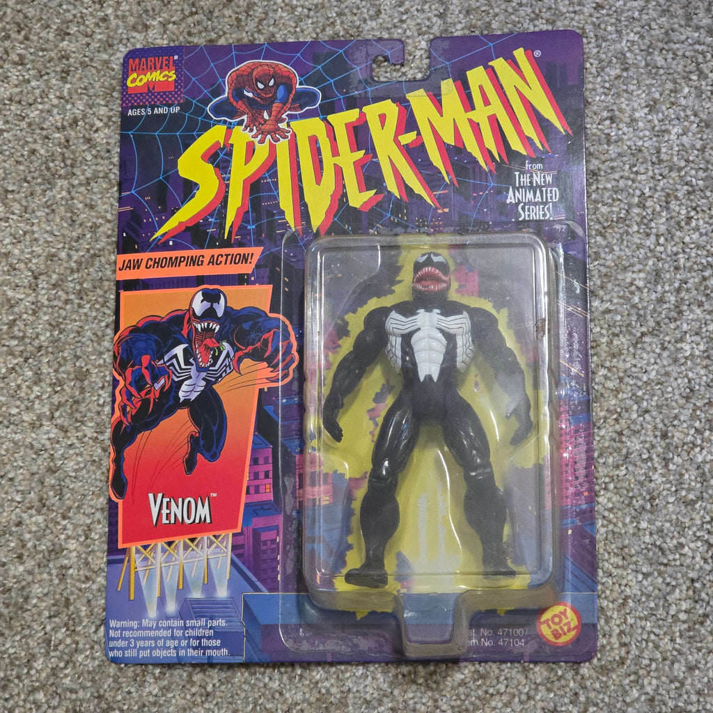 Vintage Toy Biz Spider-Man Venom Figure – 1994