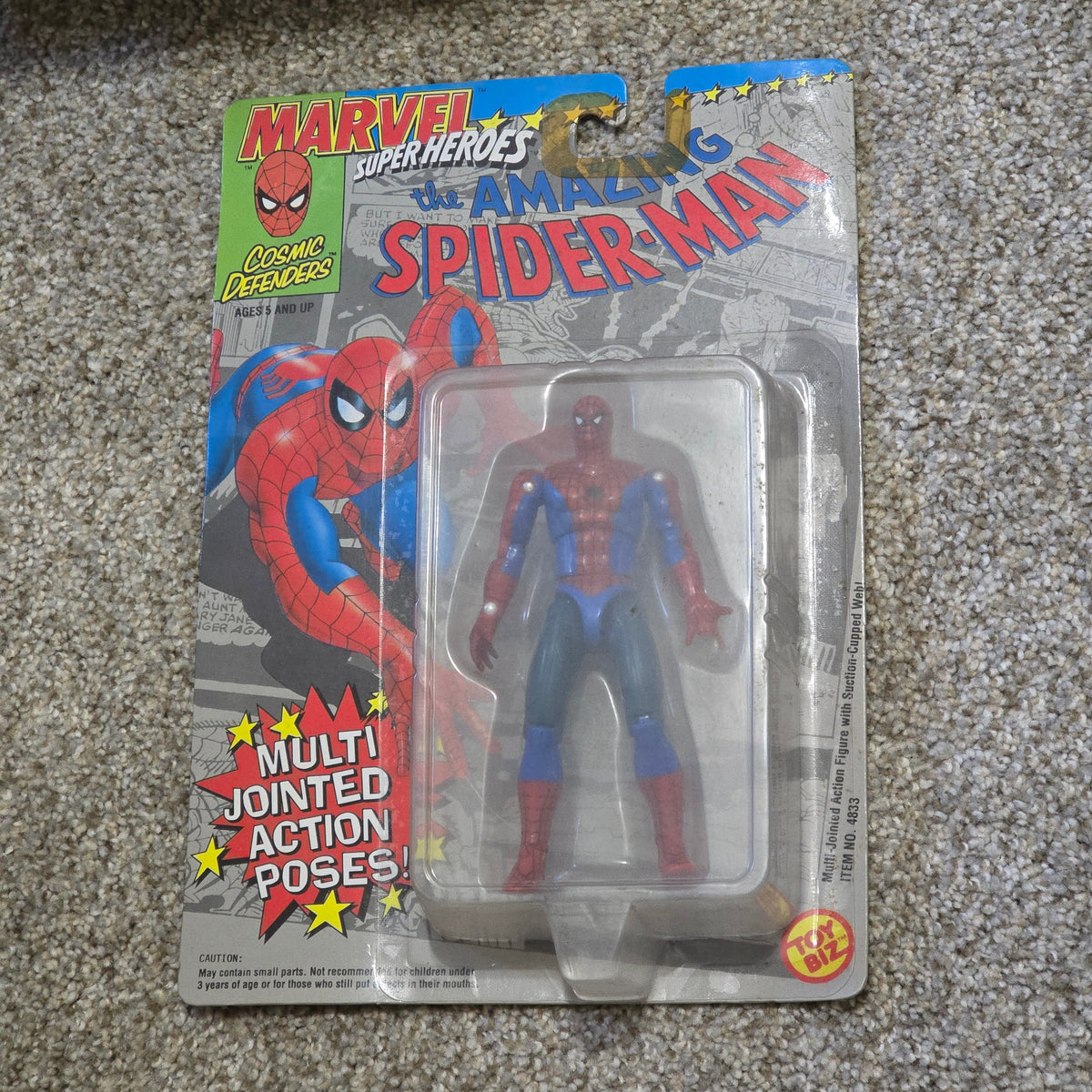 Vintage Toy Biz Spider-Man Carded Action Figure