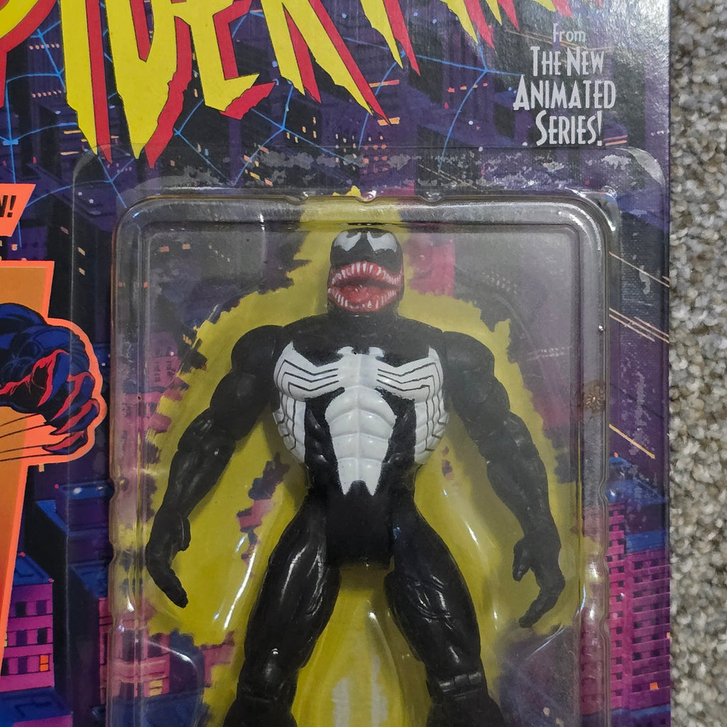 Vintage Toy Biz Spider-Man Venom Figure – 1994