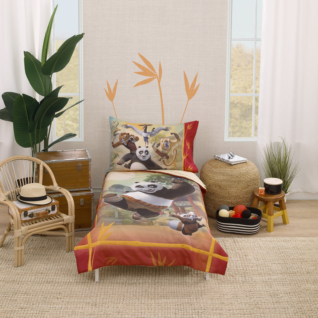 DreamWorks Kung Fu Panda Toddler Bedding — 4 Pieces