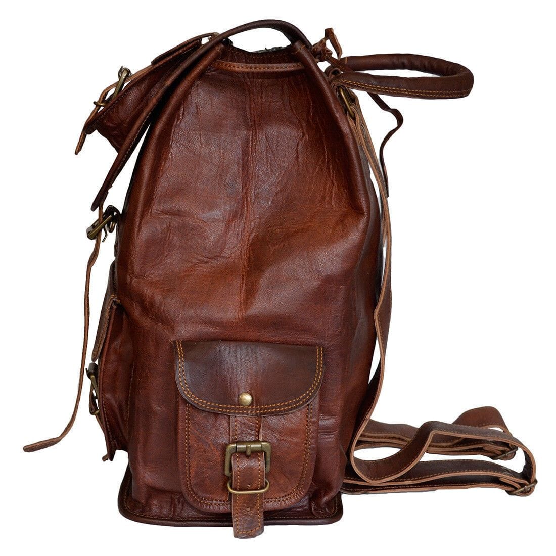 Classy Leather Bags Outdoor Hiking Backpack