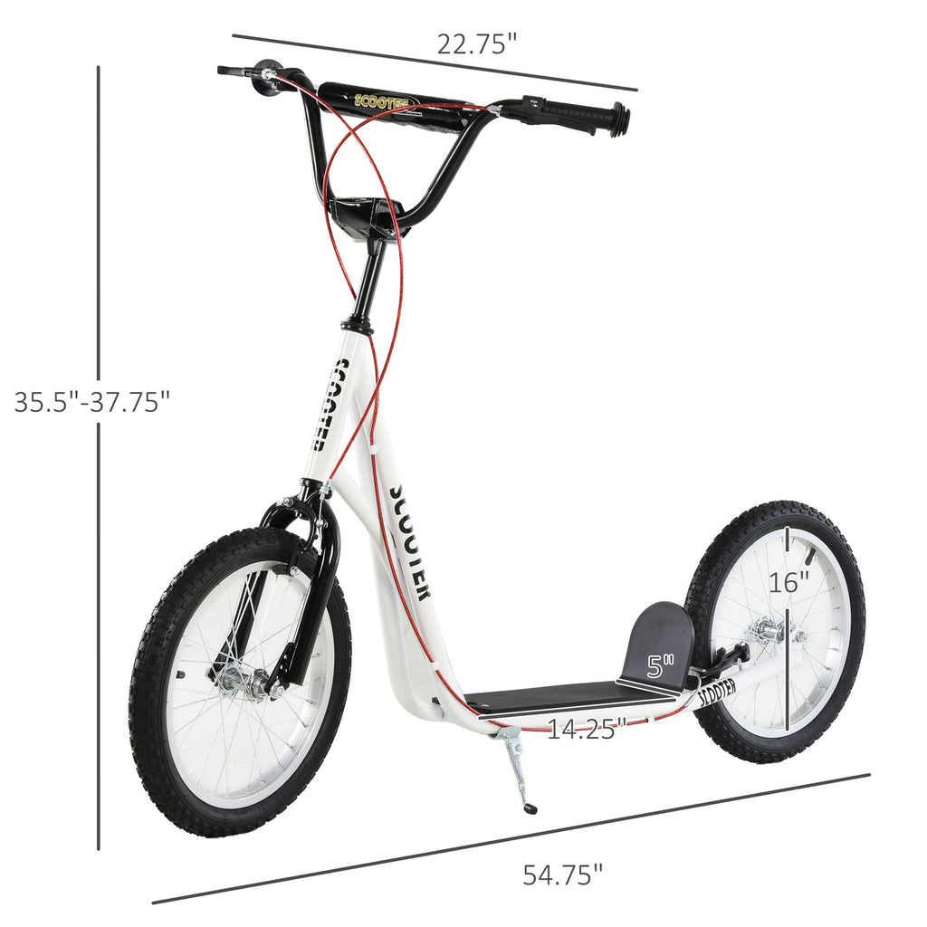Youth Kick Scooter with 16-Inch Wheels