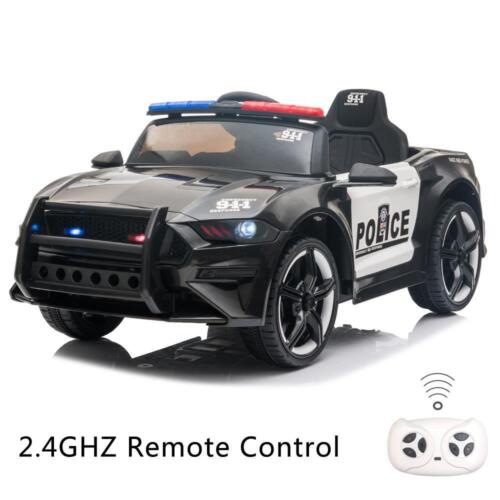 Highway Patrol Kids' Ride-On Car – Black
