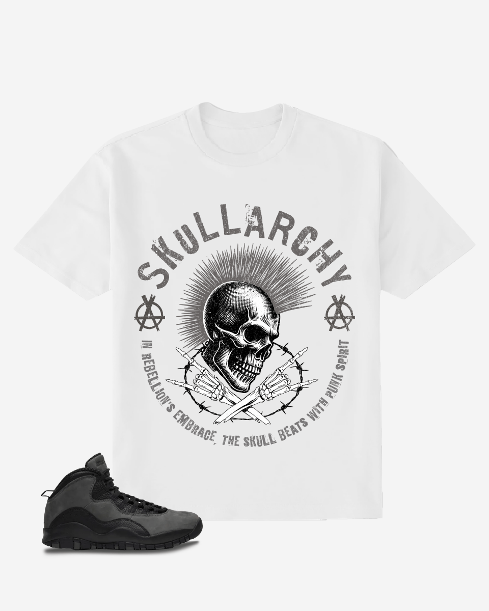 G West Skull Punk Oversized T-Shirt