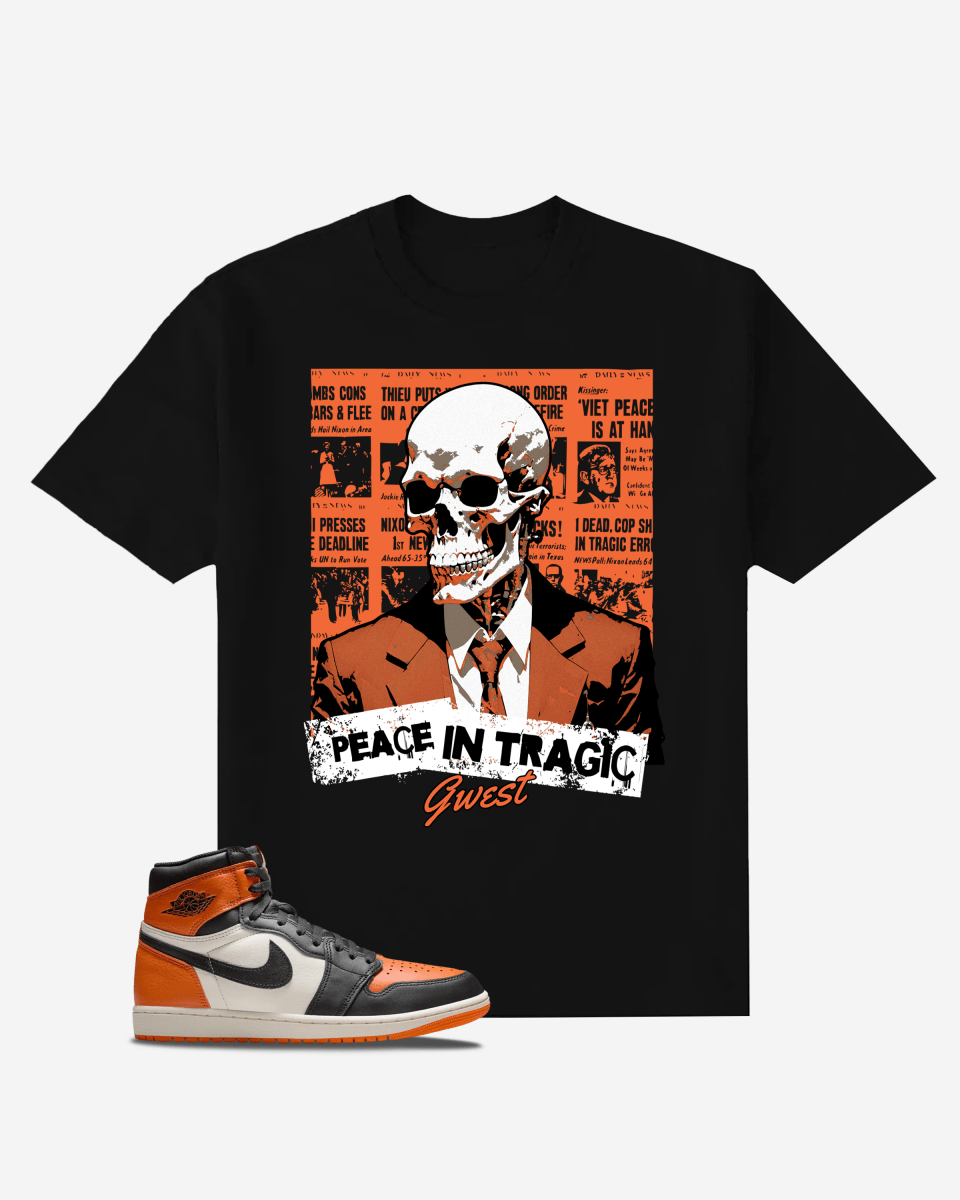 G West Skull Graphic Oversized T-Shirt