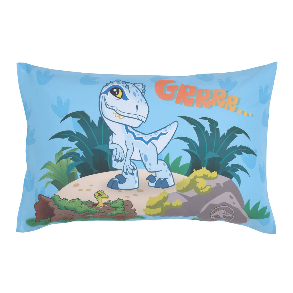 Jurassic World Explorers Dinosaur Toddler Bedding — 4 Pieces