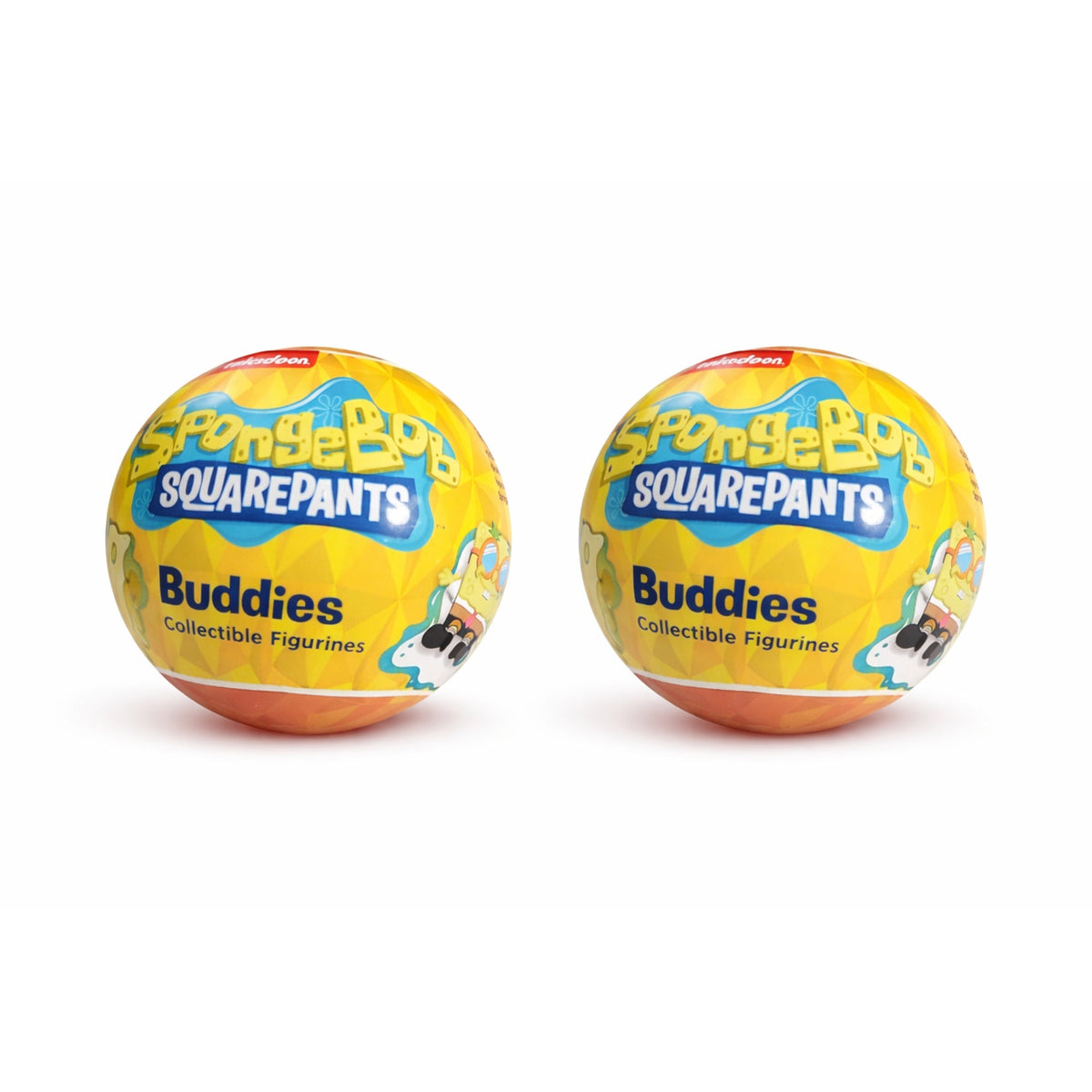 SpongeBob SquarePants 3D Buddies Mystery Figures, 2-Pack