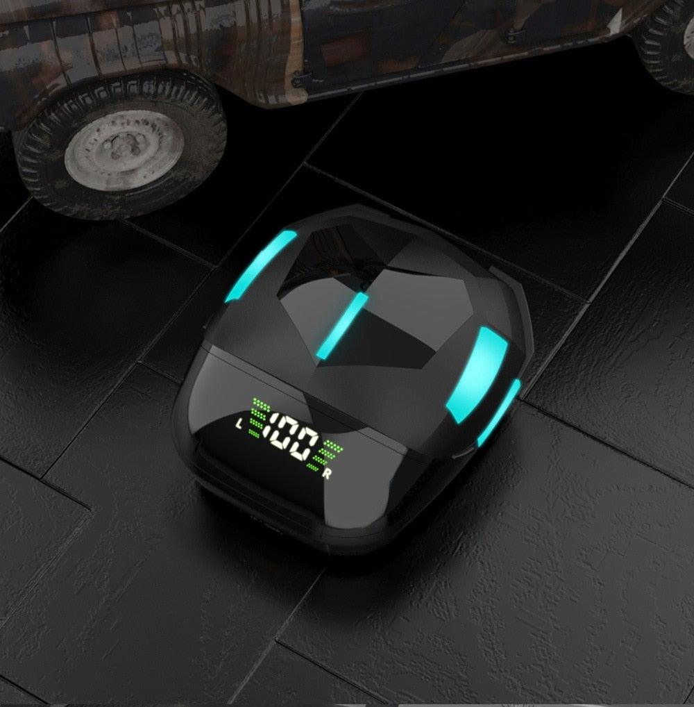 STEVVEX Bluetooth 5.1 Wireless Earbuds with LED Charging Case