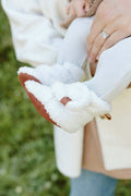 Stay-On Sherpa Baby Boots — Alabaster