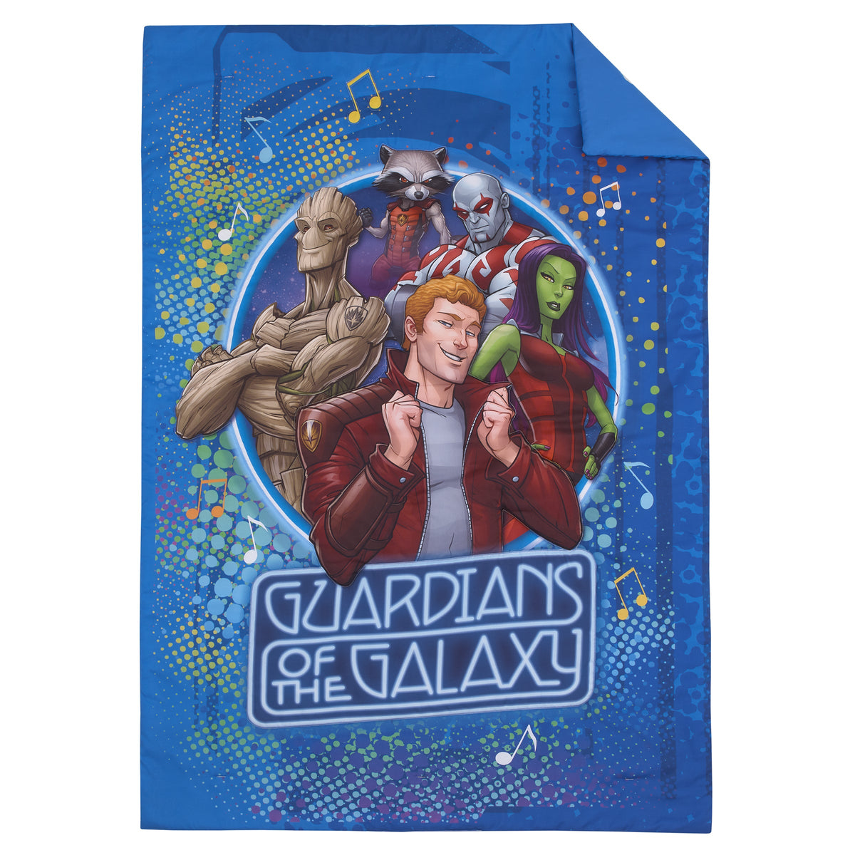 Marvel Guardians of the Galaxy Let's Rock Toddler Bedding — 4 Pieces
