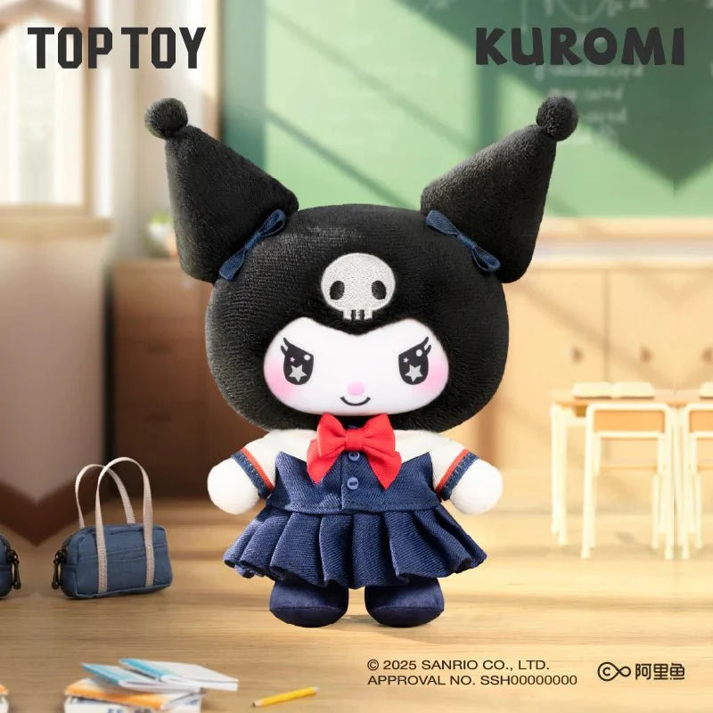 TOP TOY Kuromi School Life Vinyl Plush Keychain Blind Box