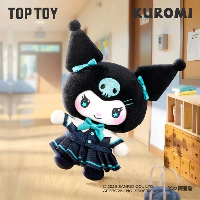 TOP TOY Kuromi School Life Vinyl Plush Keychain Blind Box