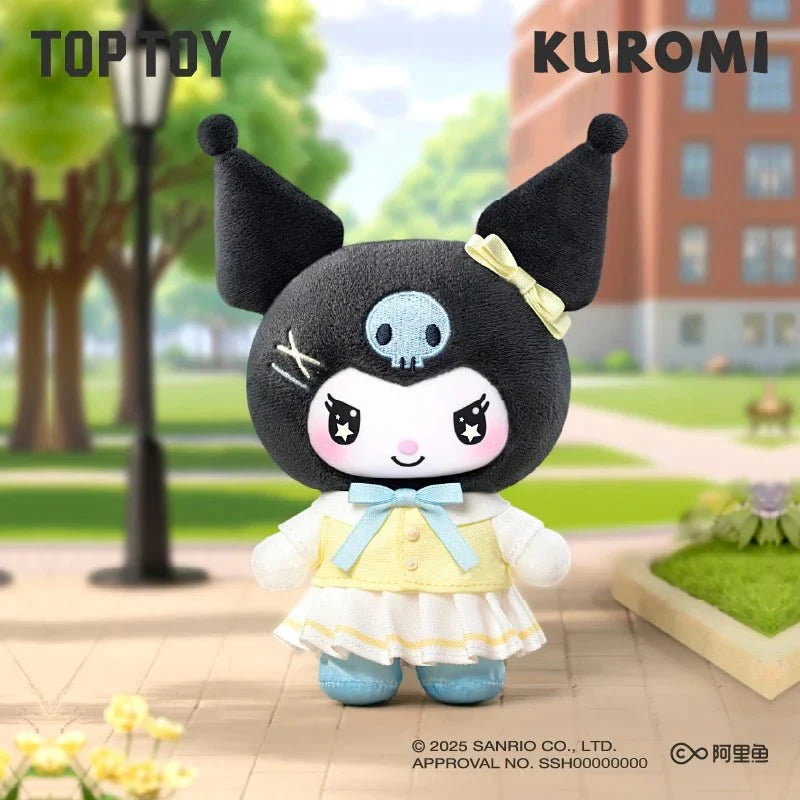 TOP TOY Kuromi School Life Vinyl Plush Keychain Blind Box