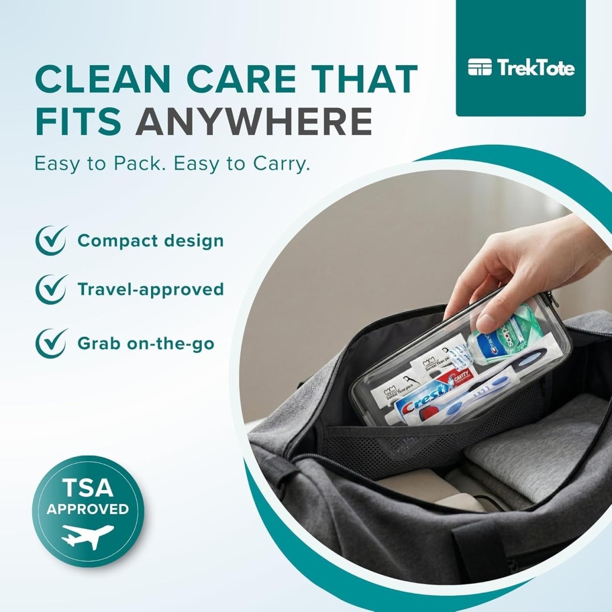 TrekTote Complete Travel Dental Kit