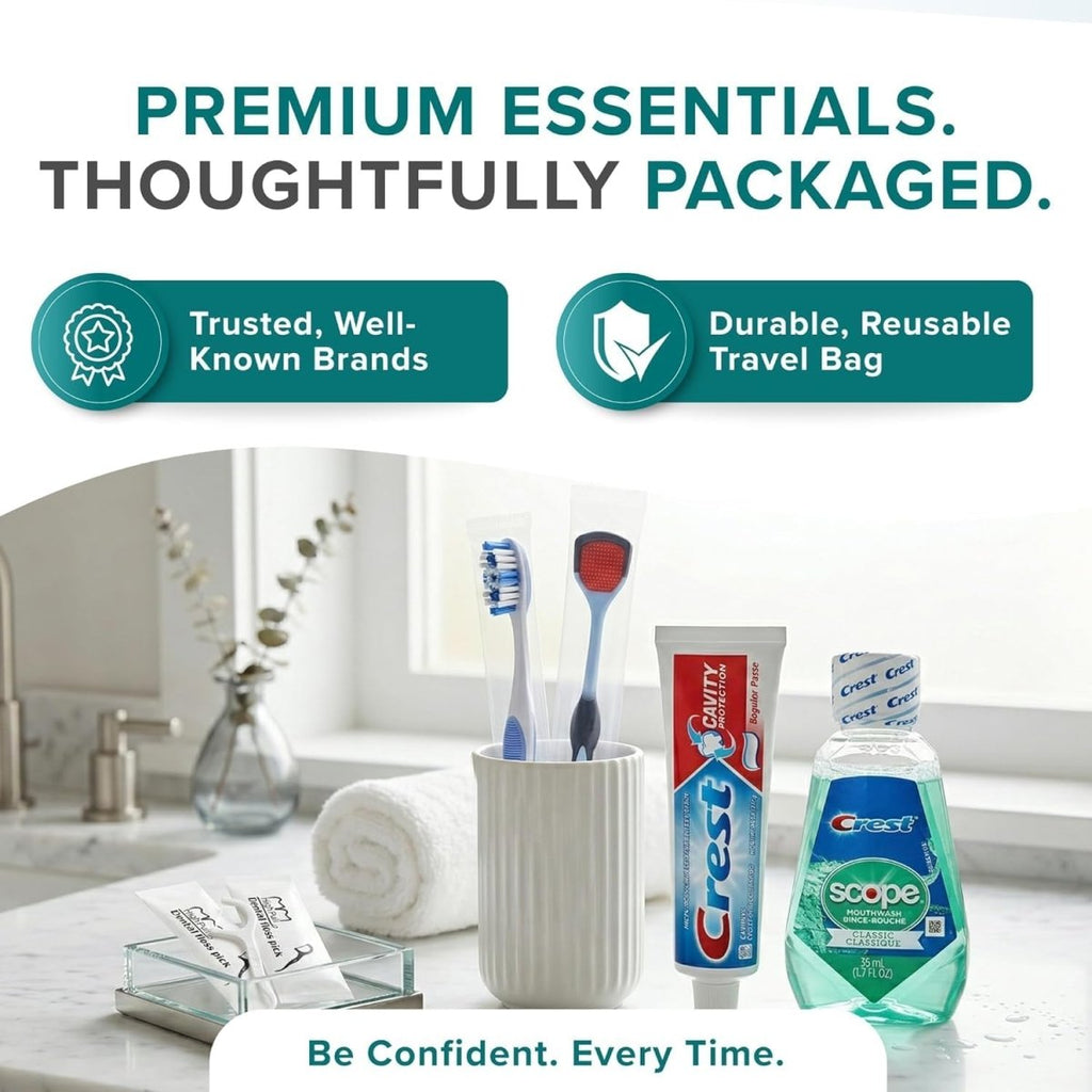 TrekTote Complete Travel Dental Kit