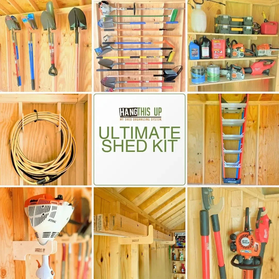 Ultimate Outdoor Shed Organization Kit
